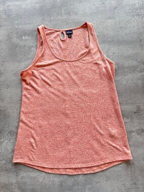 Patagonia Womens Linen Blend Tank Top M Lightweight